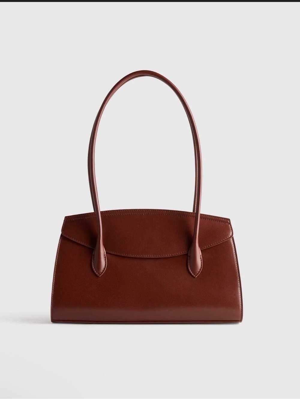 Quince Brown Leather Shoulder Bag